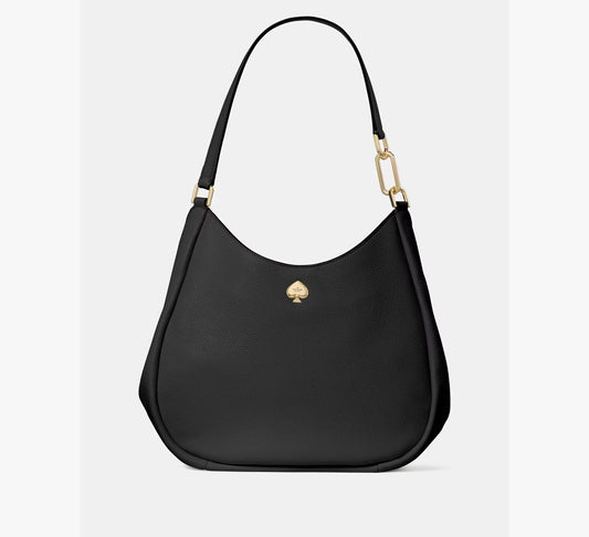 Kayla Large Triple Compartment Shoulder Bag Black Kate Spade