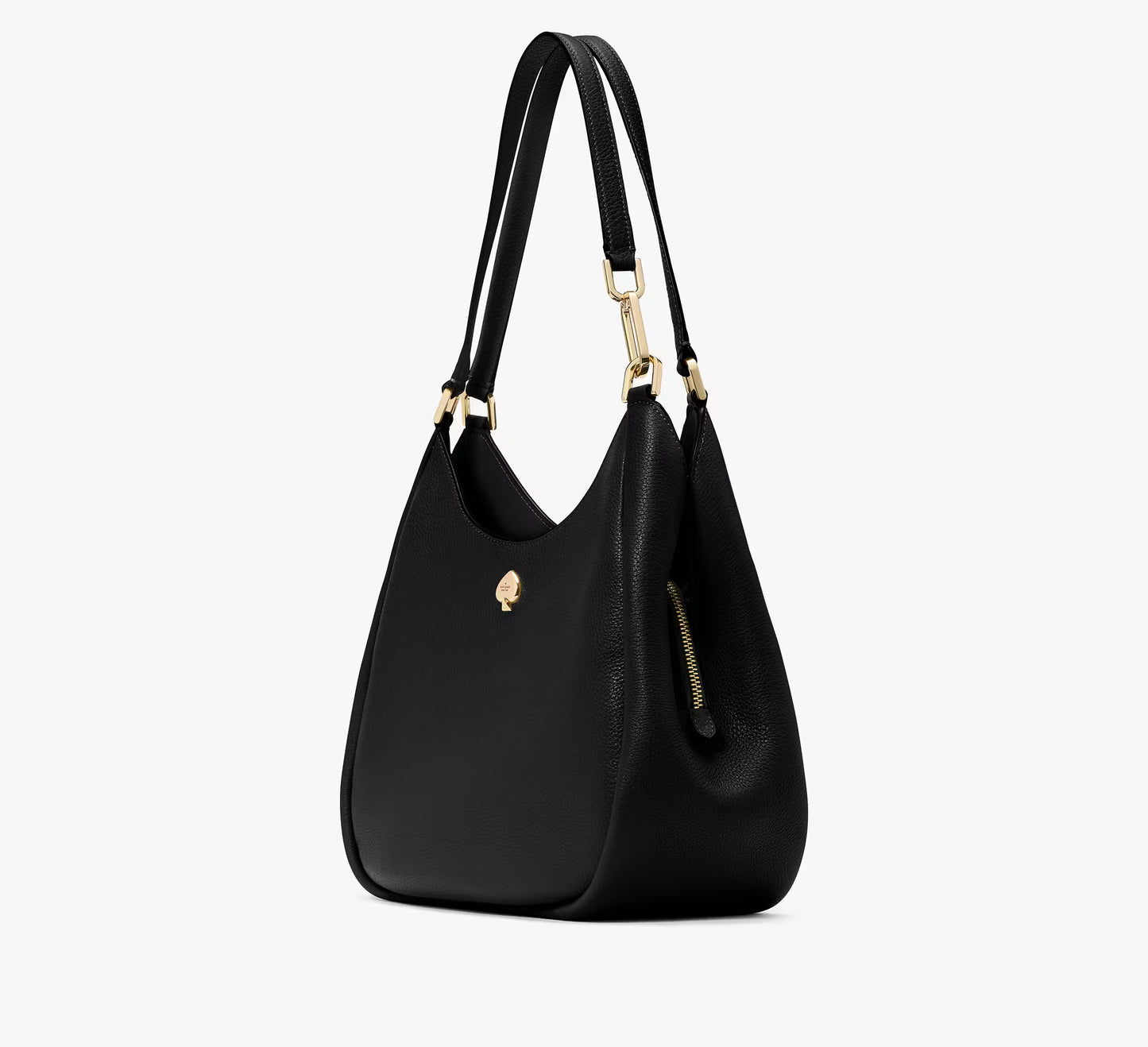 Kayla Large Triple Compartment Shoulder Bag Black Kate Spade