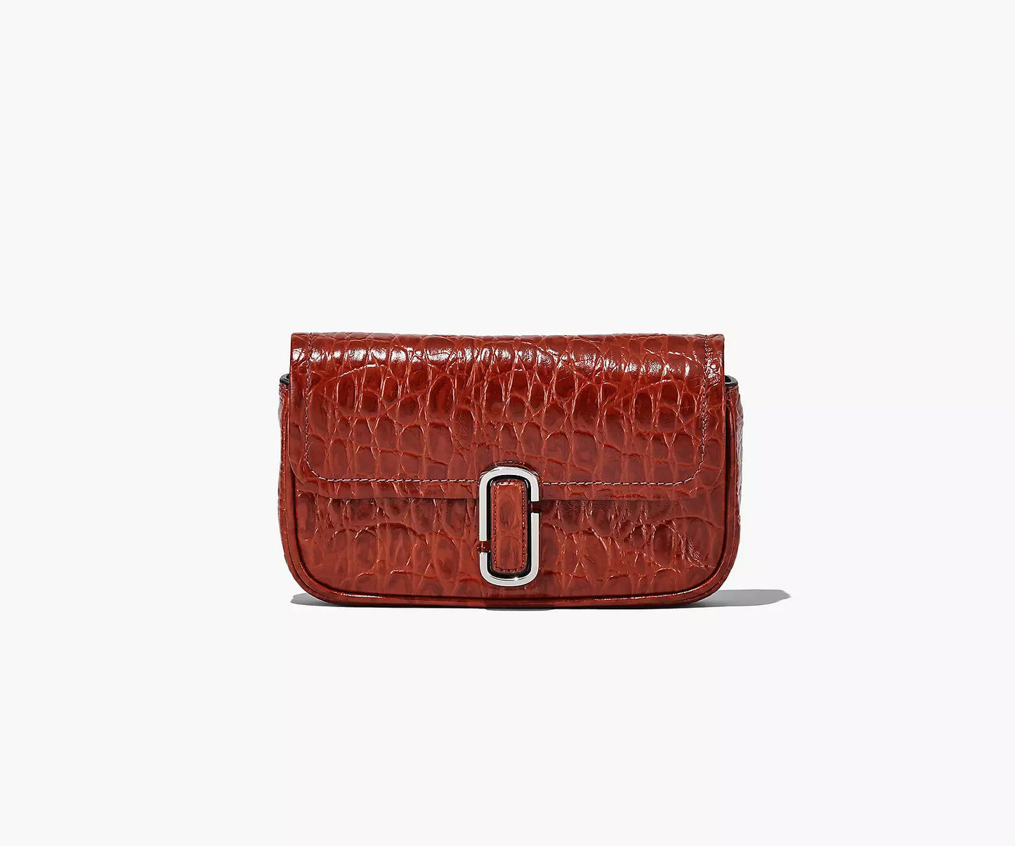 The Croc-Embossed J Marc Mini Bag Spice Brown Marc Jacob