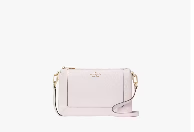 Lena Double Compartment Crossbody Shimmer Pink Kate Spade