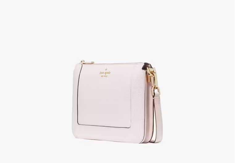 Lena Double Compartment Crossbody Shimmer Pink Kate Spade