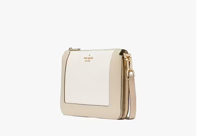 Lena Colorblock Double Compartment Crossbody Light Sand Multi Kate Spade