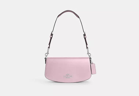 Andrea Shoulder Bag Metallic Pink Coach