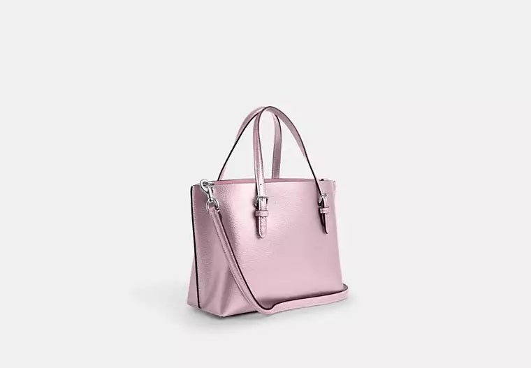 Mollie Tote Bag 25  Metallic Pink Coach