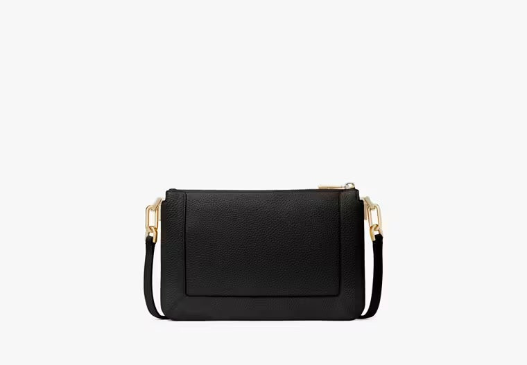 Lena Double Compartment Crossbody Black Kate Spade