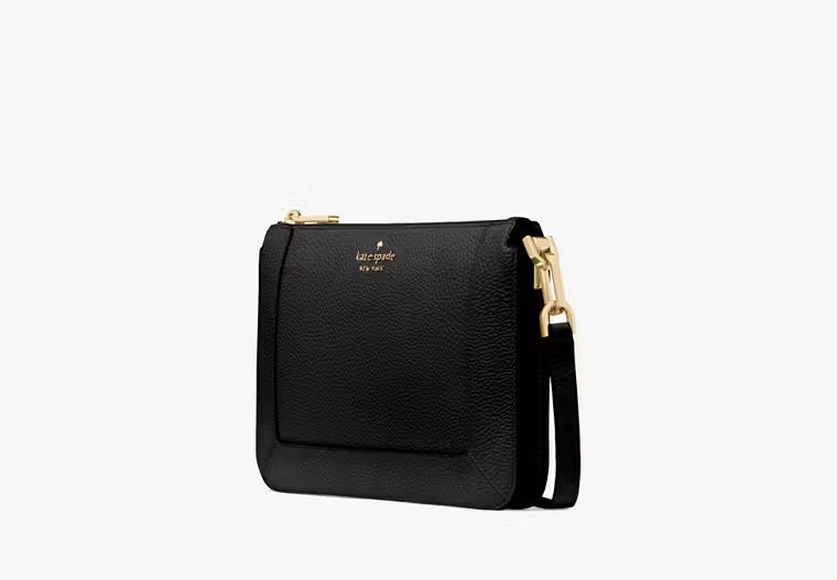 Lena Double Compartment Crossbody Black Kate Spade