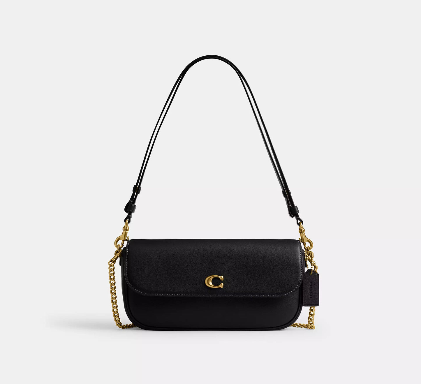 Brook Flap Chain Bag Black Coach