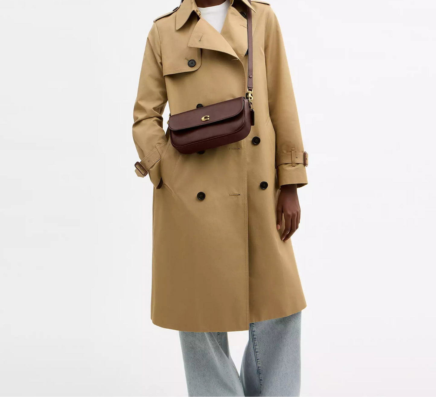 Brook Flap Chain Bag Maple Coach