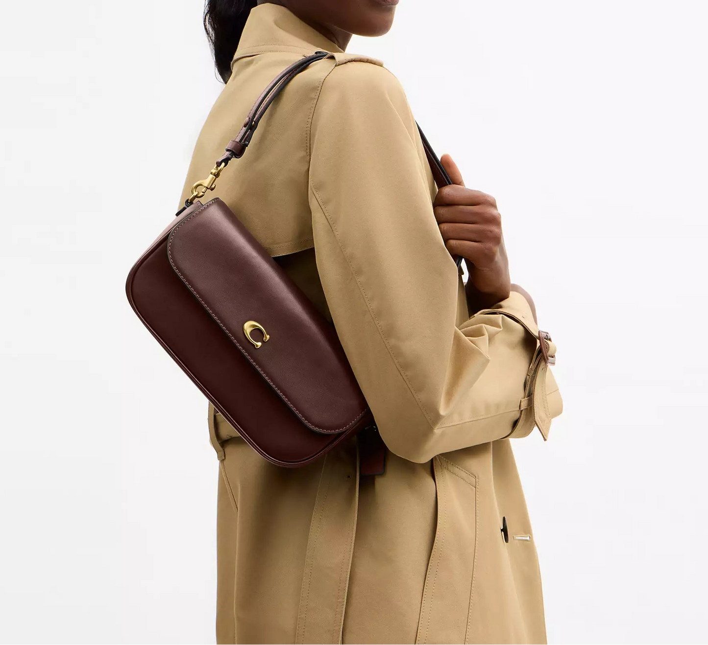 Brook Flap Chain Bag Maple Coach