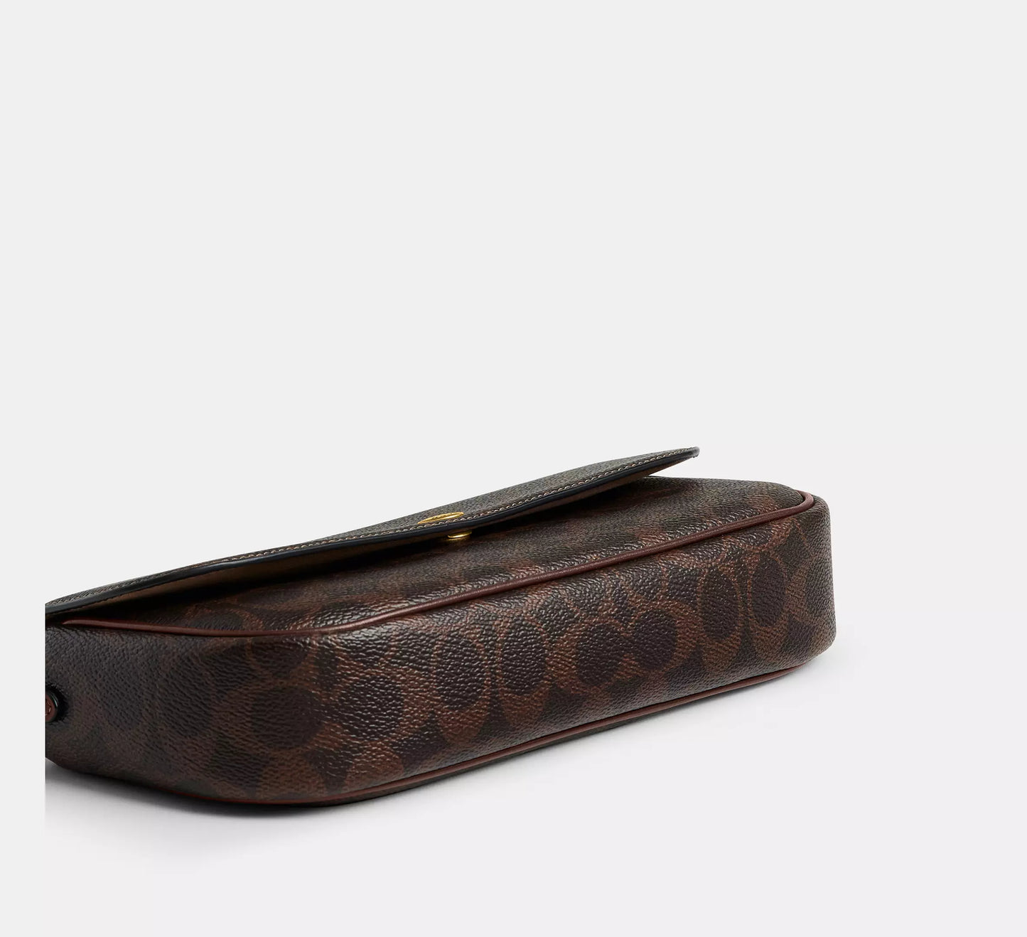 Brook Flap Chain Bag In Signature Canvas Maple Coach