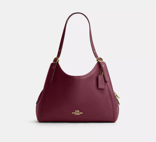 Erin Shoulder Bag Dark Cherry Coach