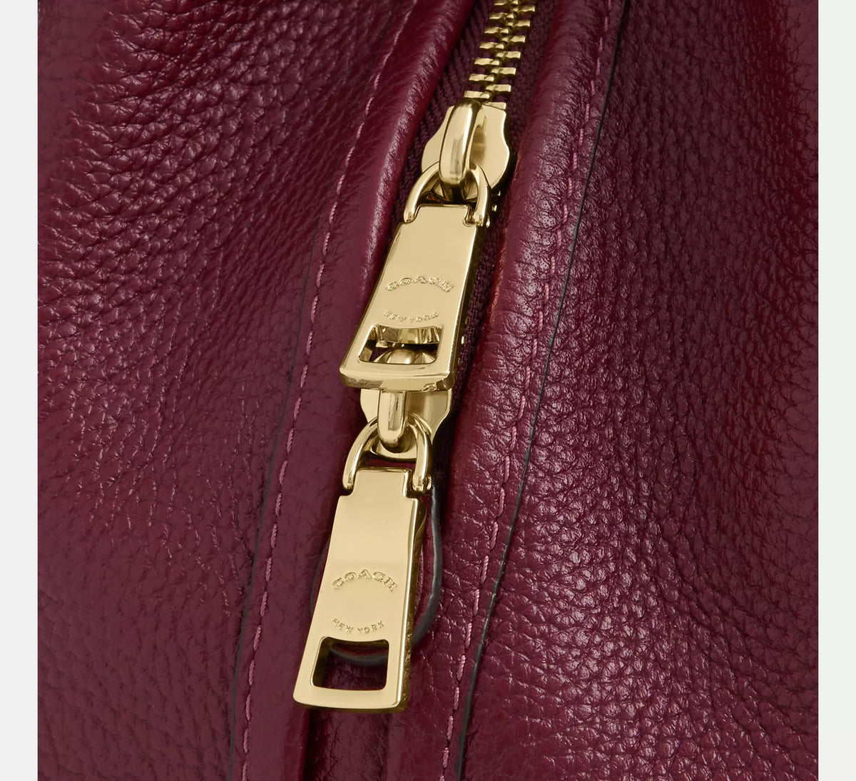 Erin Shoulder Bag Dark Cherry Coach