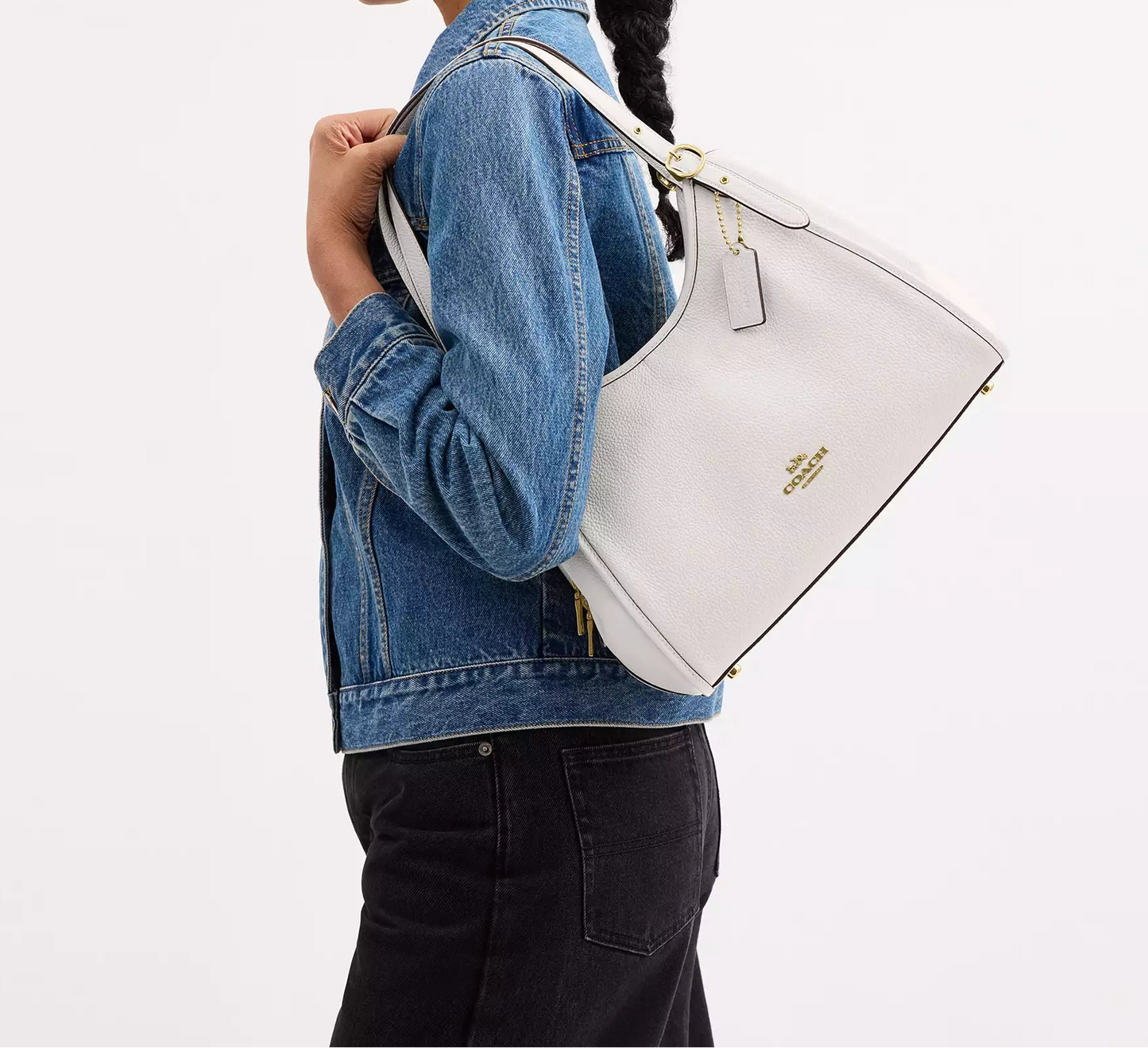 Erin Shoulder Bag Chalk Coach