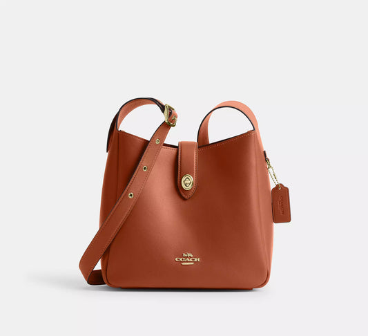 Hadley Convertible Crossbody Bag Tan Coach