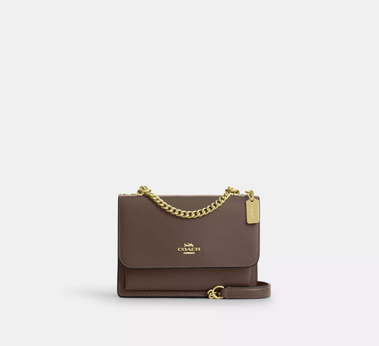 Mini Klare Crossbody Bag Dark Stone Coach