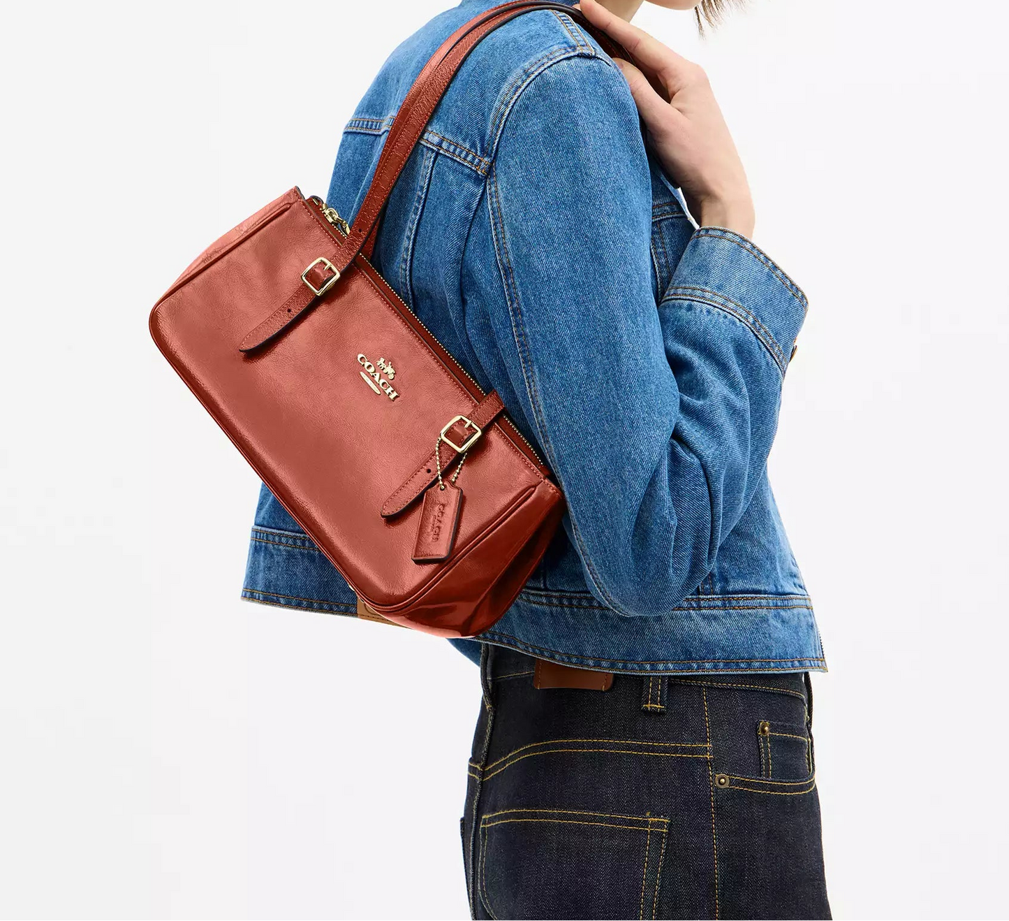 Asher Shoulder Bag Cinnamon Coach