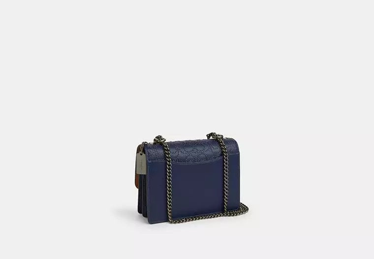 Klare Crossbody Bag With Signature Rivets True Navy Coach