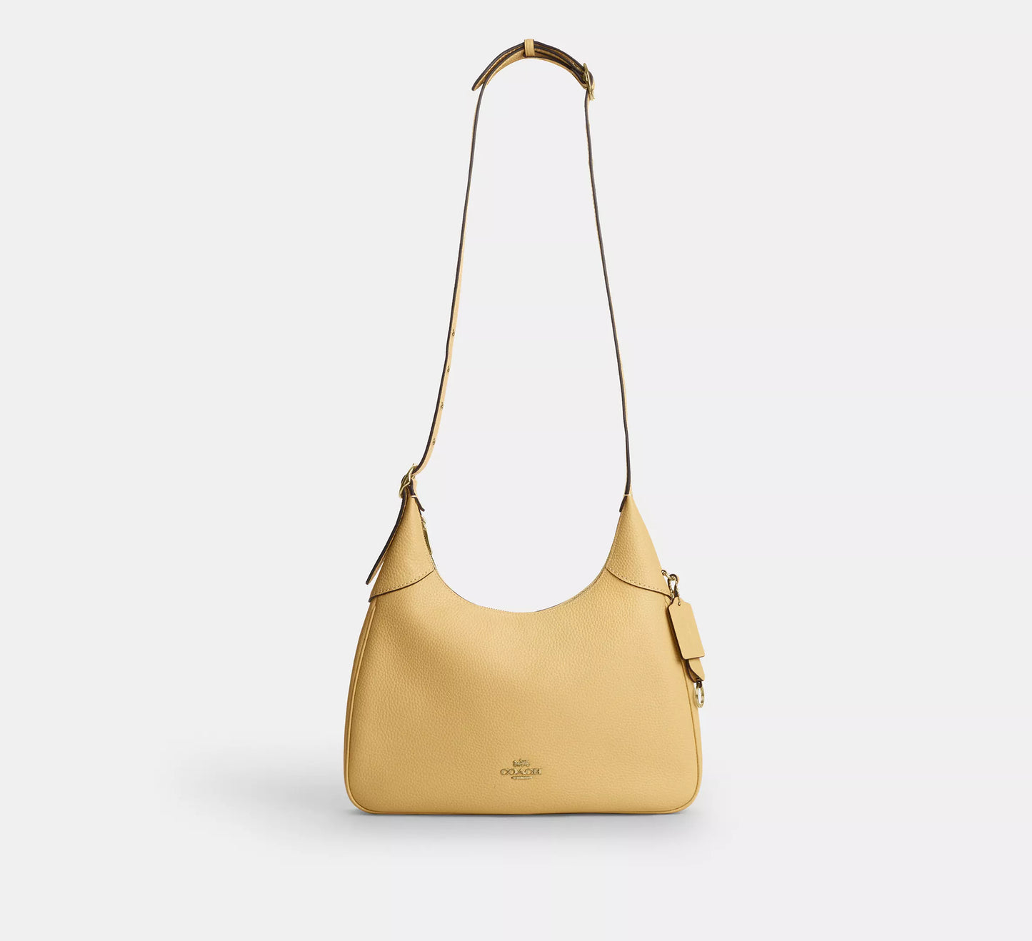 Ella Shoulder Bag Soft Yellow Coach