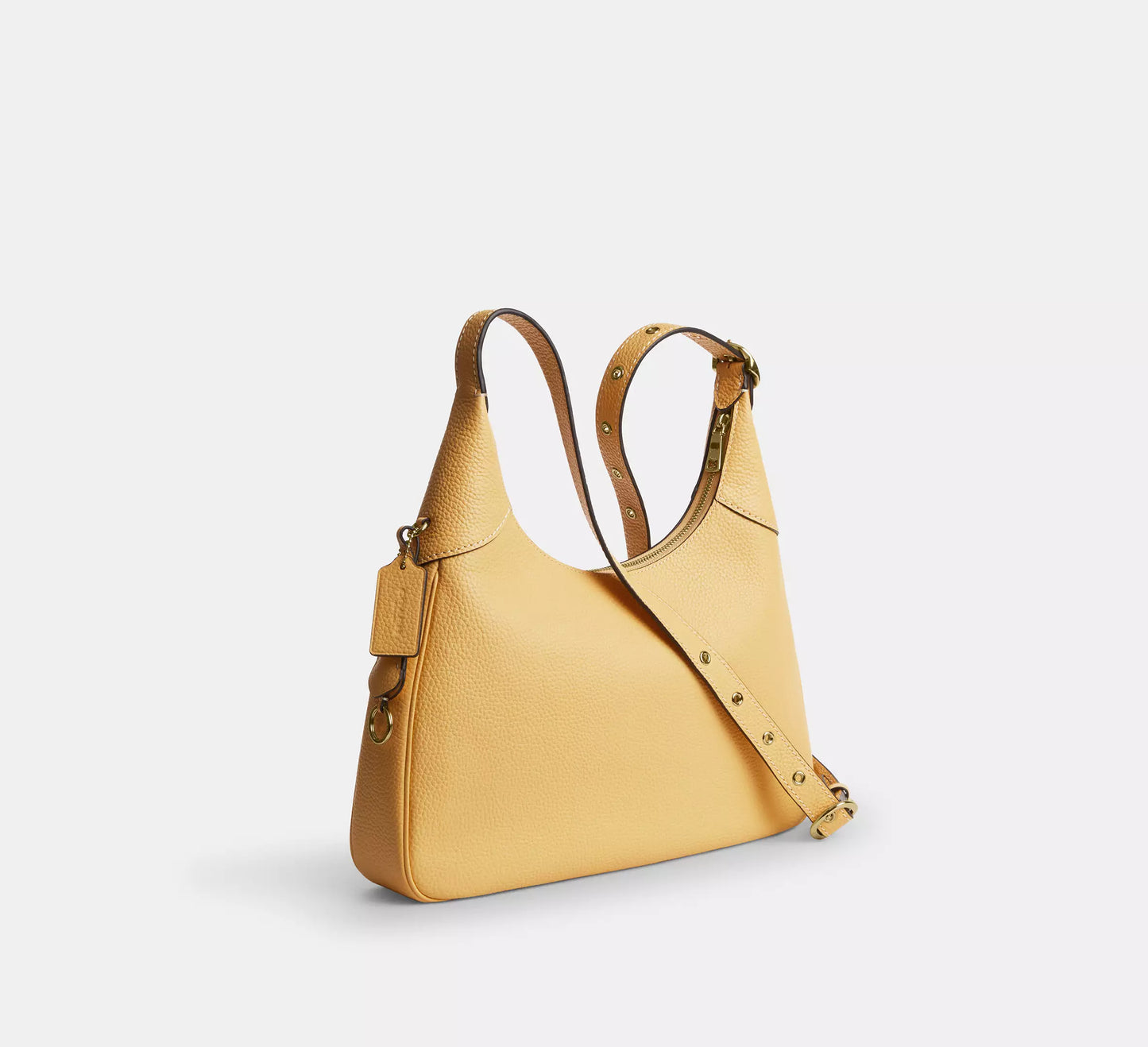 Ella Shoulder Bag Soft Yellow Coach