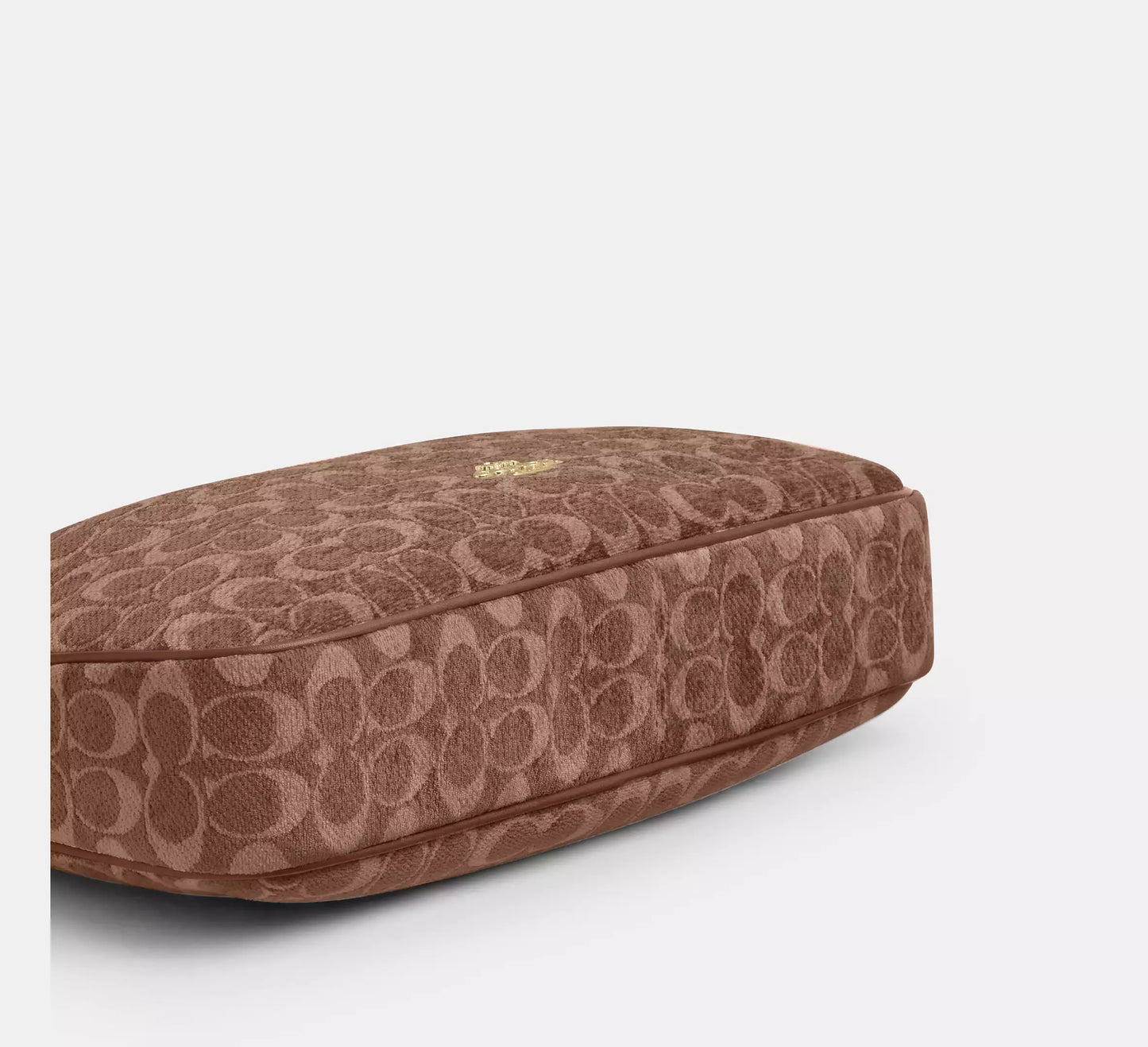 Ella Shoulder Bag In Signature Vintage Brown Chenille Coach