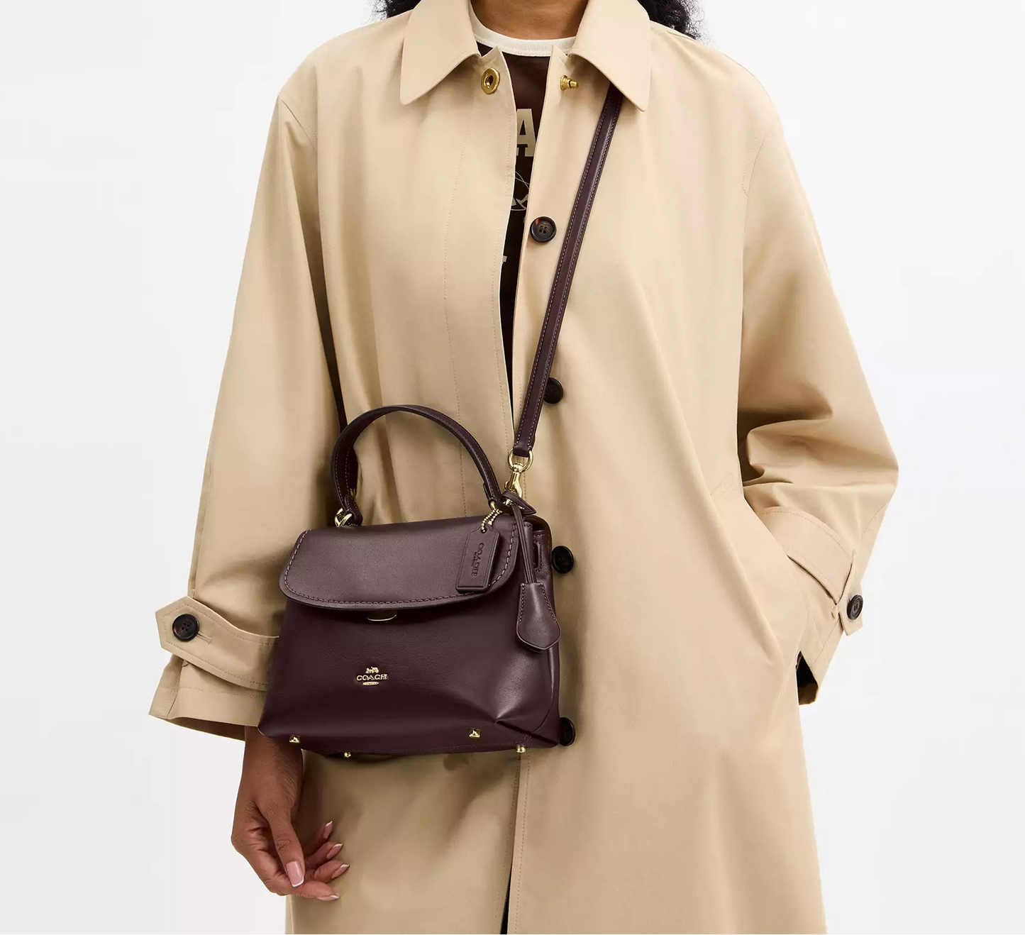 Emory Top Handle Espresso Bag Coach