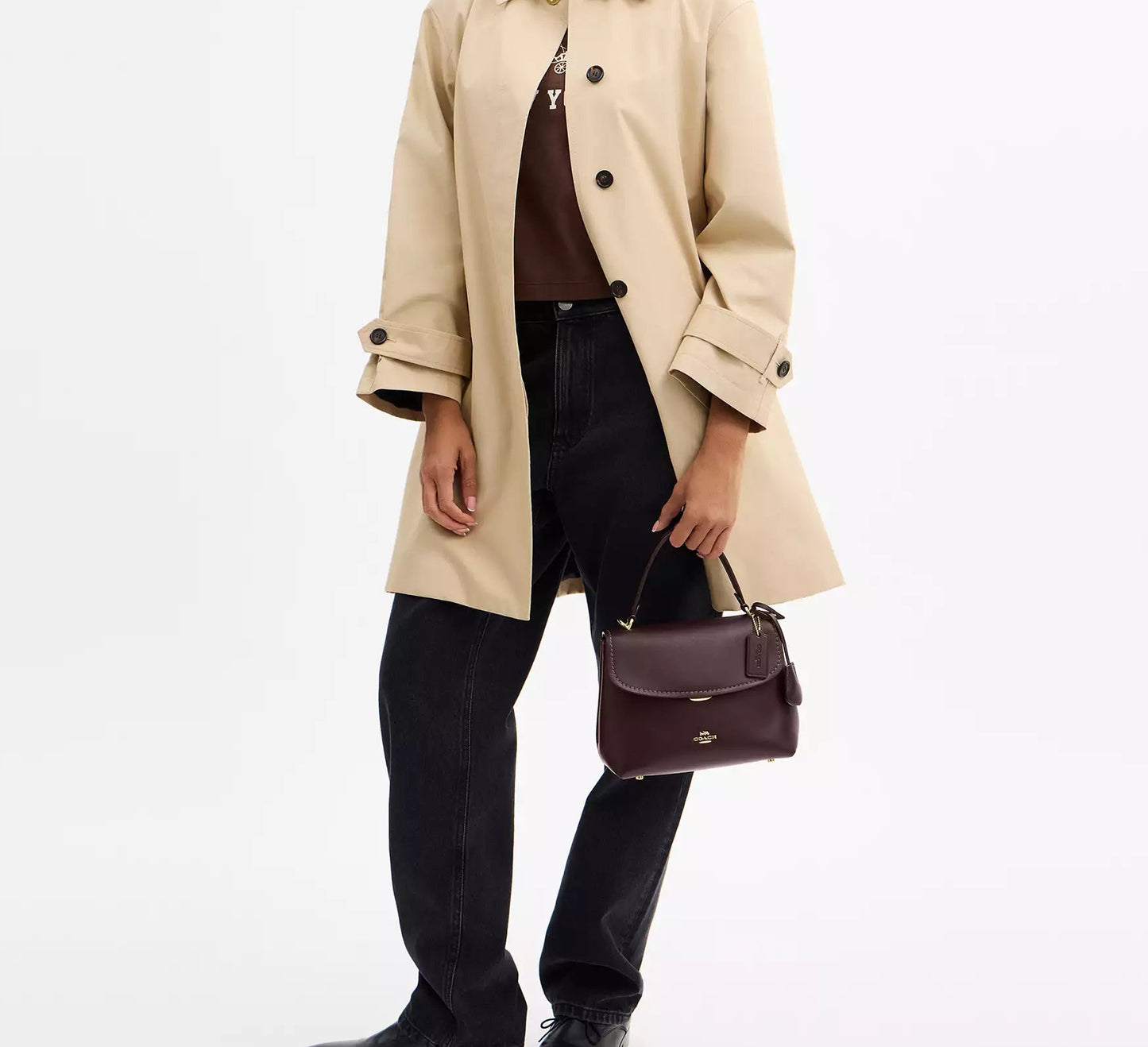 Emory Top Handle Espresso Bag Coach