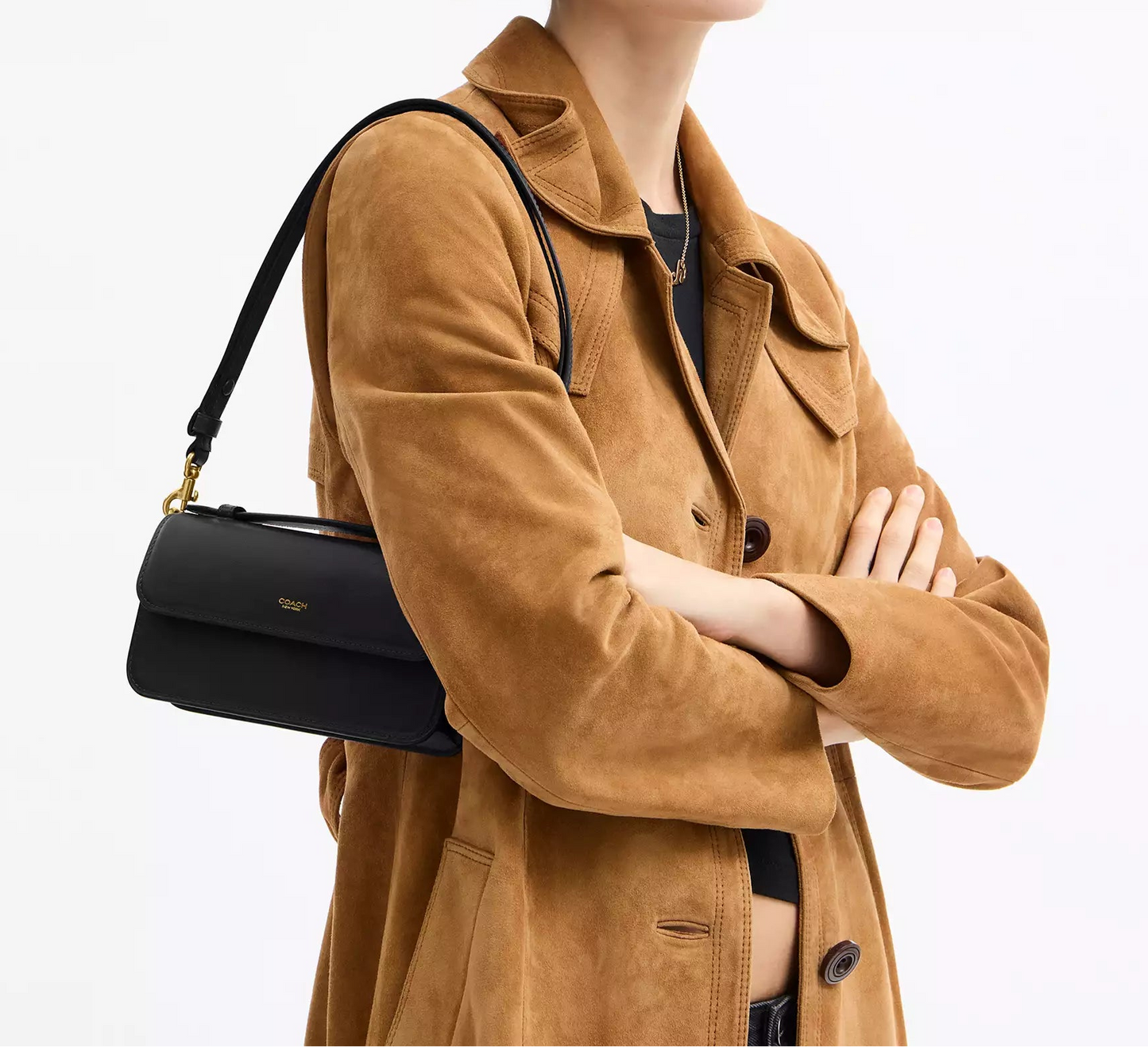 Elora Top Handle Crossbody Bag Black Coach