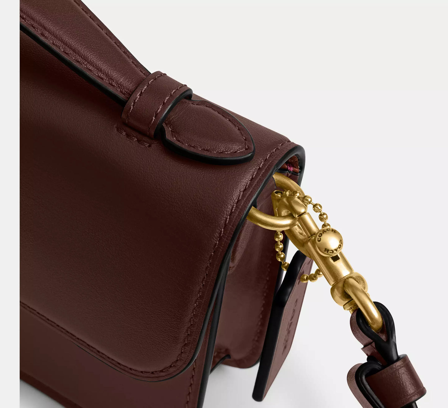 Elora Top Handle Crossbody Bag Maple Coach
