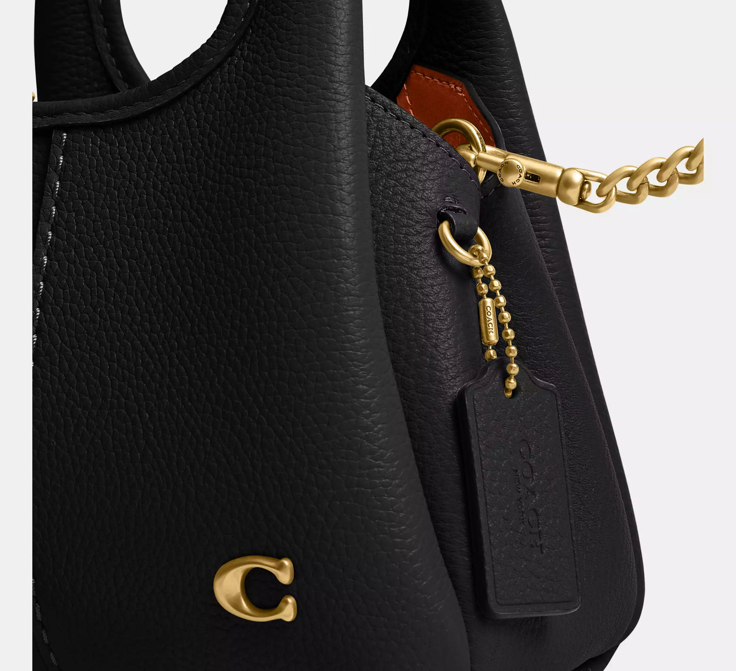 Lana Shoulder Bag 19 Black Coach