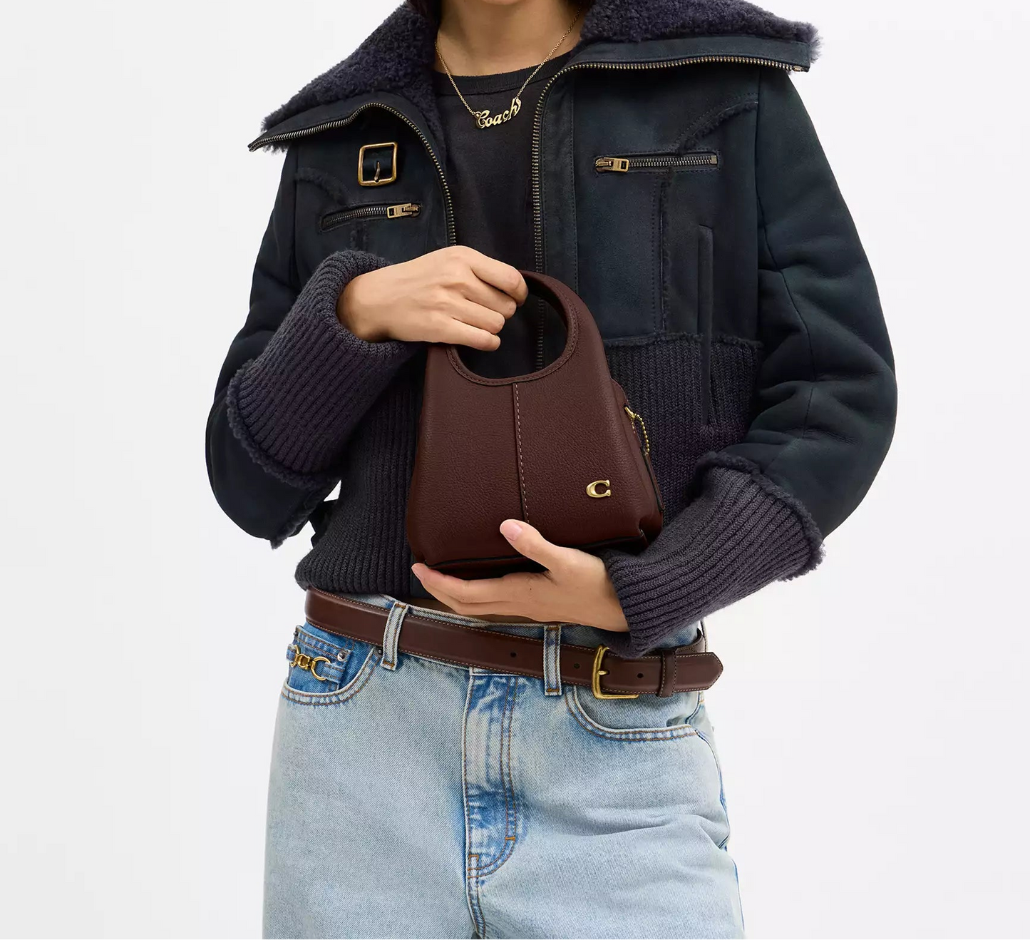 Lana Shoulder Bag 19 Maple Coach