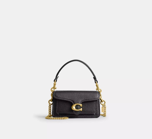 Tabby Bag Charm Black Coach