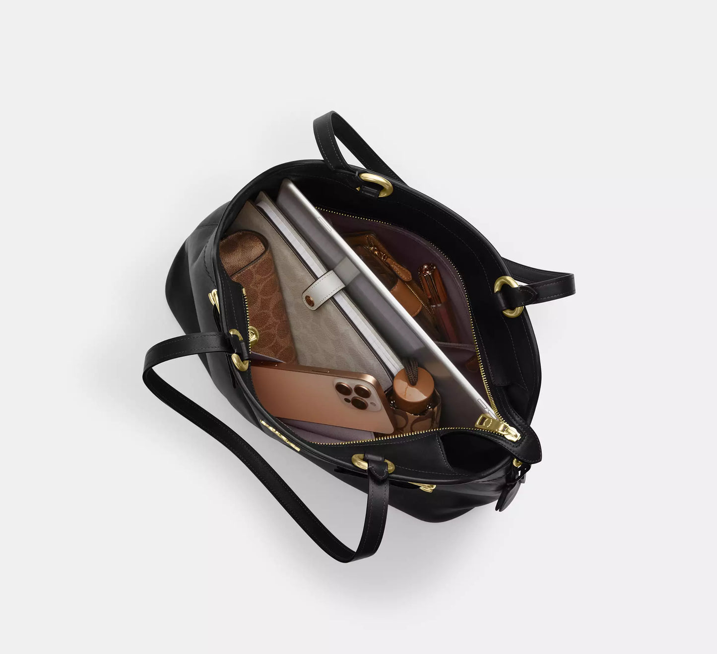 Easton Tote Bag Black Coach