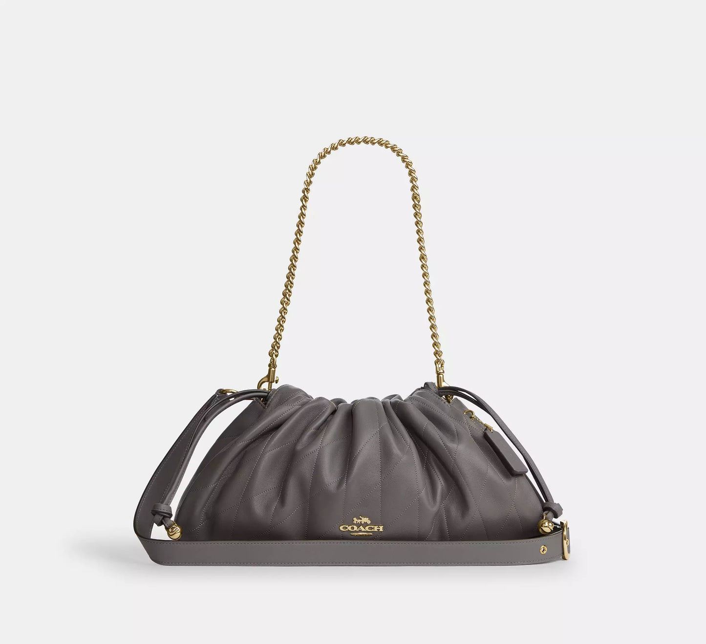 Faye Large Shoulder Bag Chalk Coach