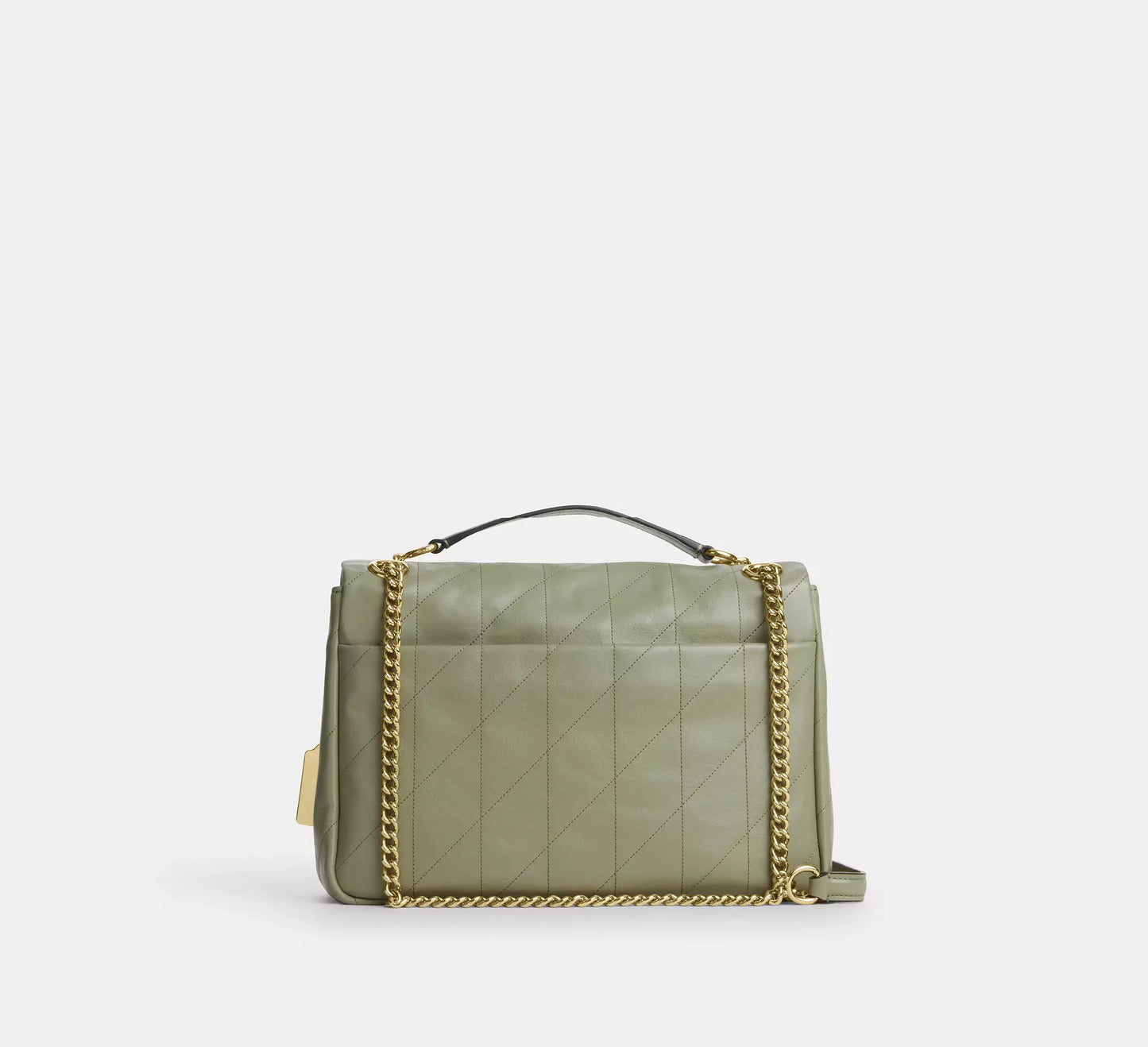 Elodie Crossbody Bag With Quilting Pistachio Coach