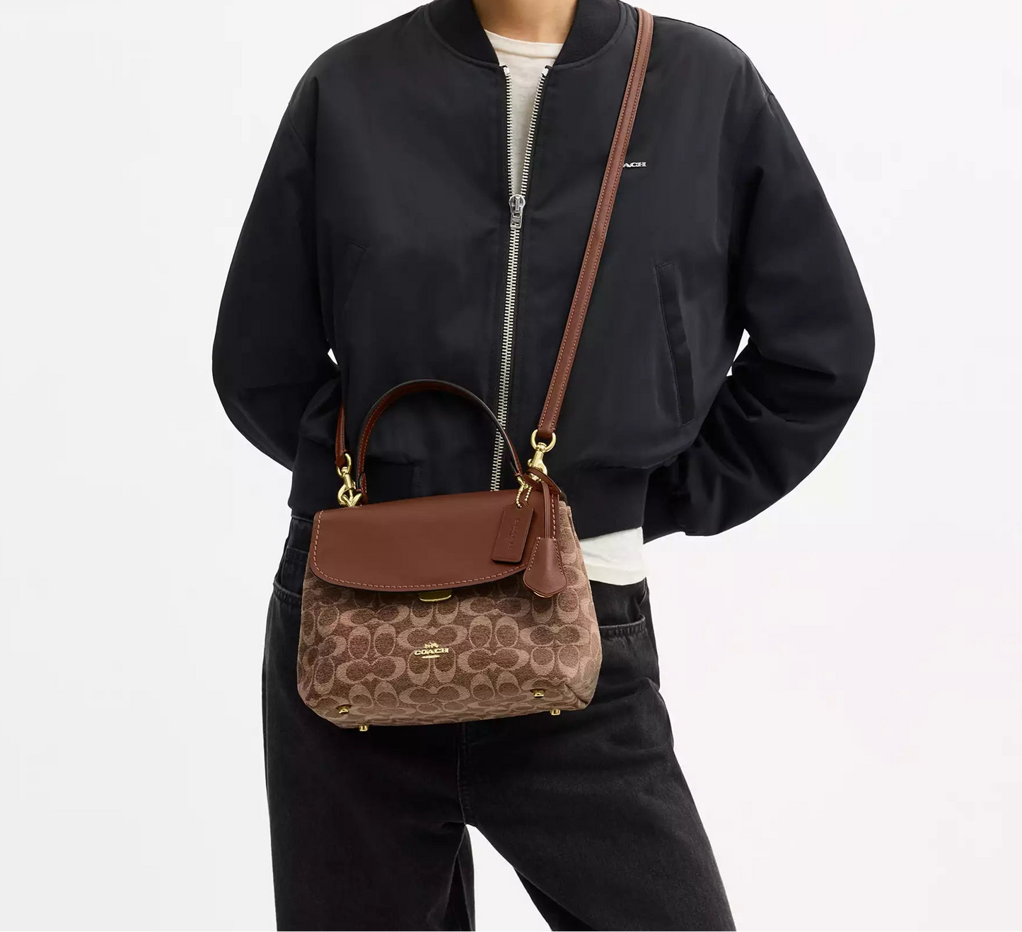 Emory Top Handle Bag In Signature Chenille Coach