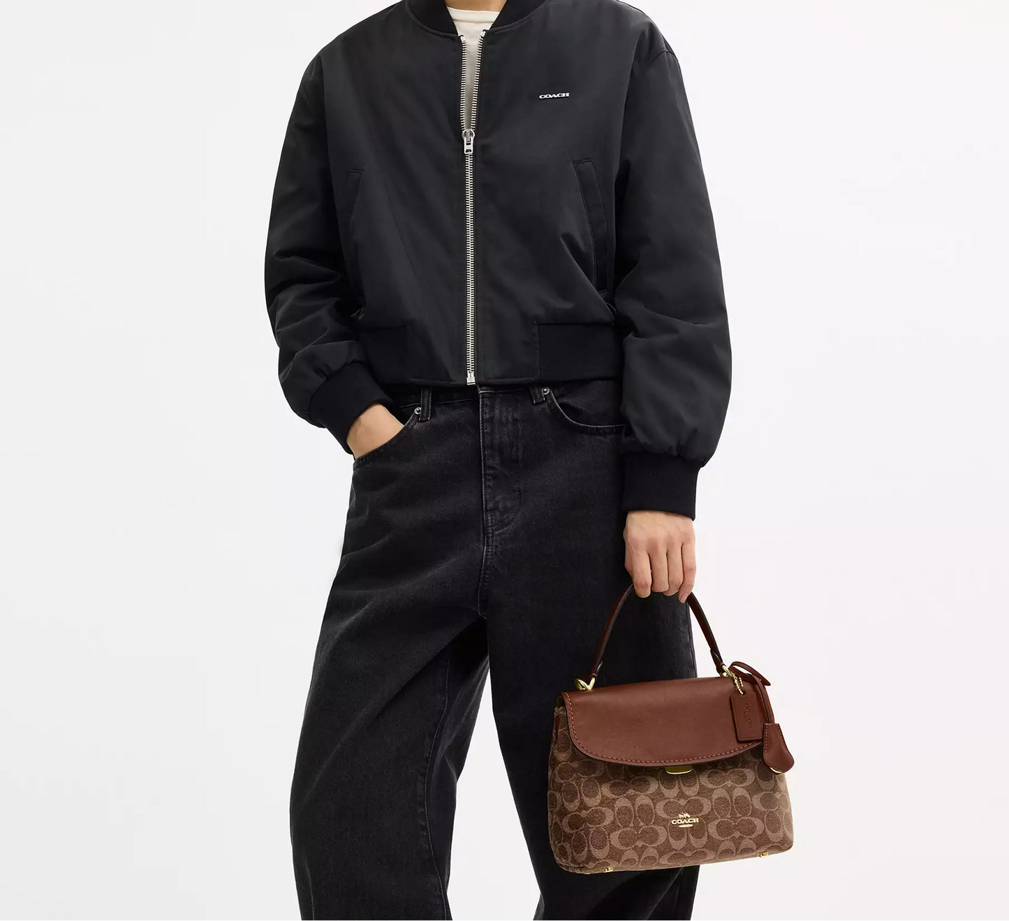 Emory Top Handle Bag In Signature Chenille Coach