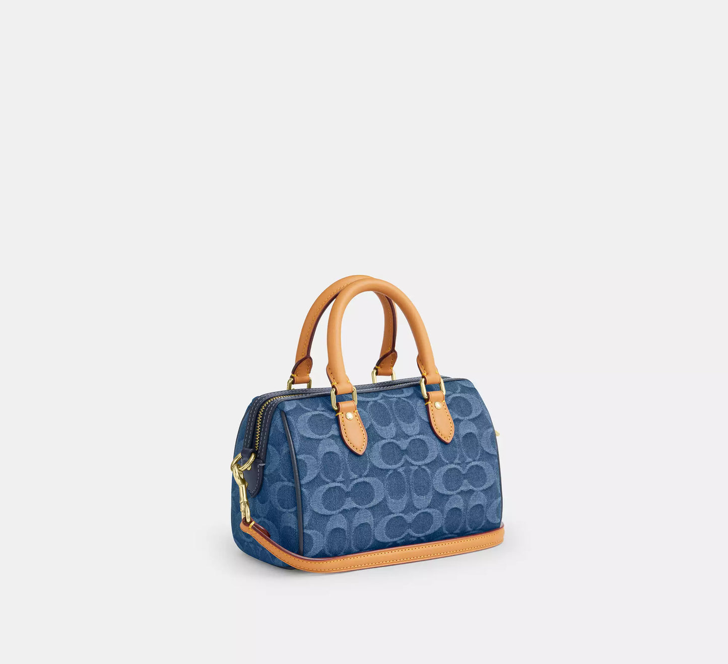 Mini Rowan Crossbody Bag In Signature Denim Coach