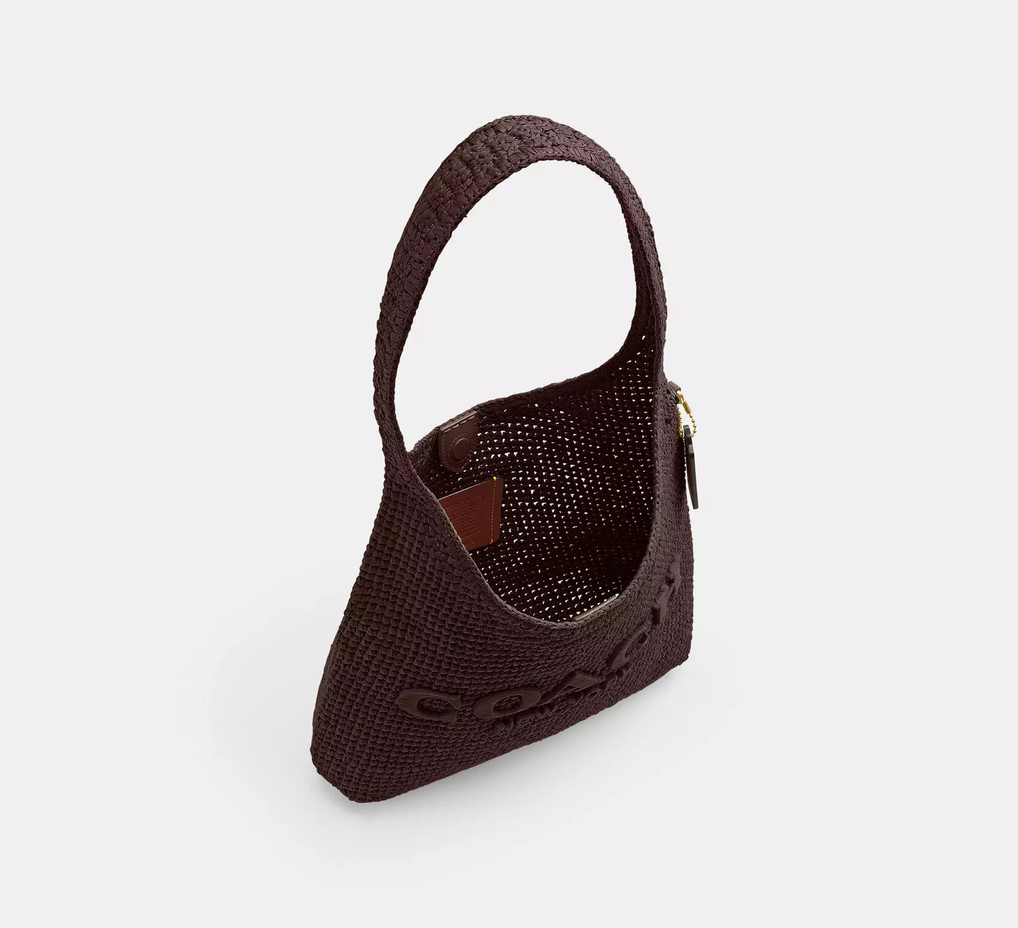 Brooklyn Shoulder Bag 28 Straw Maple Coach