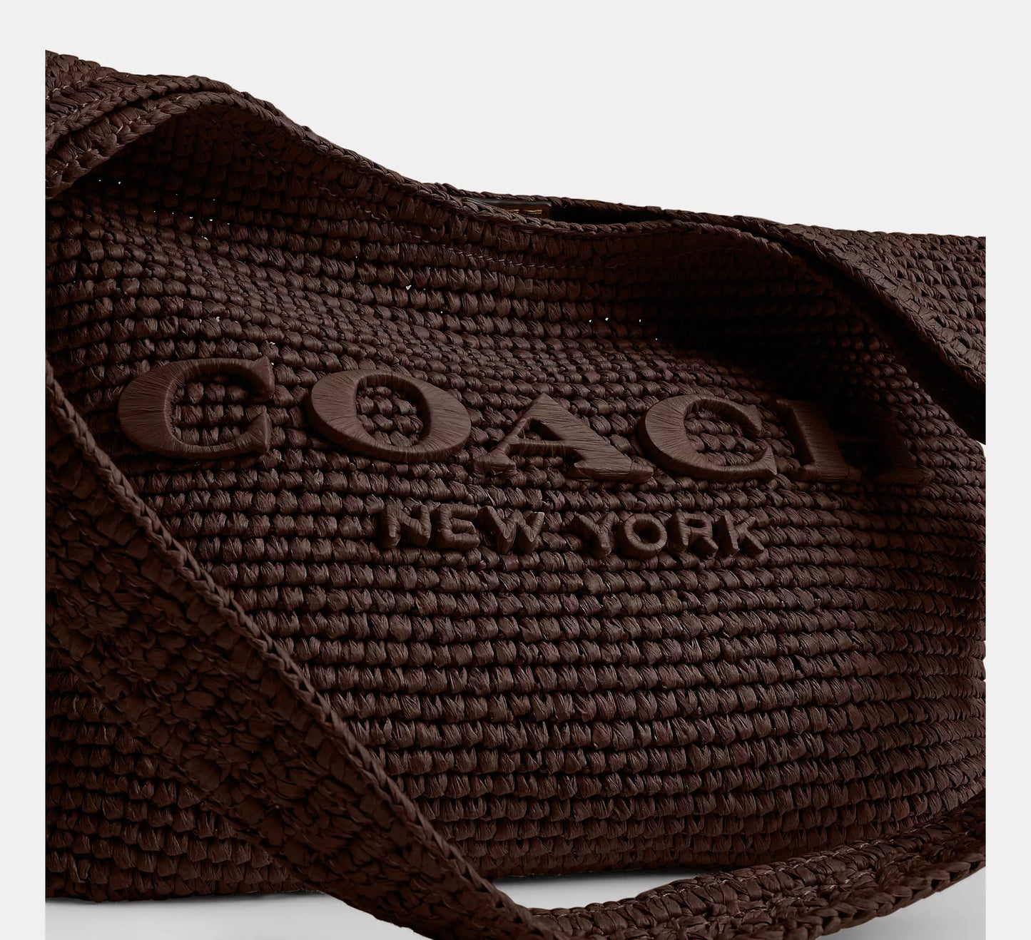 Brooklyn Shoulder Bag 28 Straw Maple Coach
