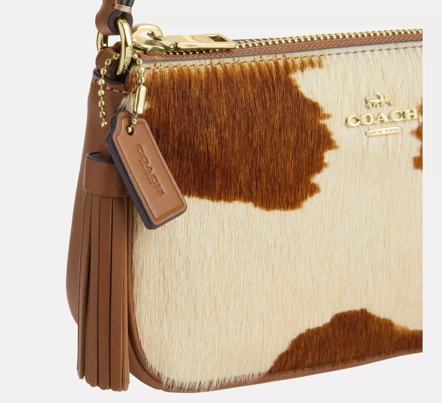 Nolita 19 In Haircalf With Cow Print Coach