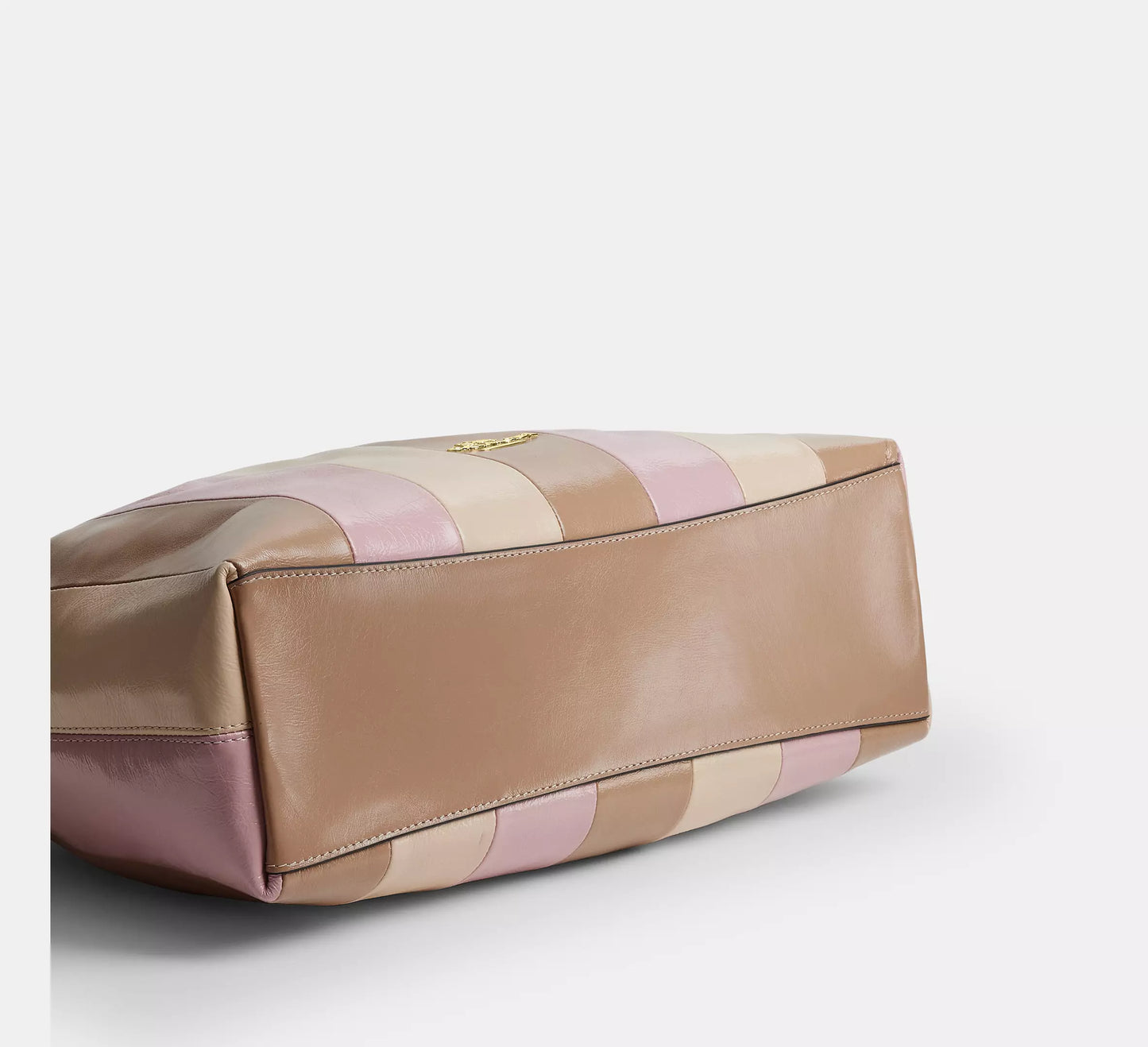 Evelyn Shoulder Bag With Striped Patchwork Coach