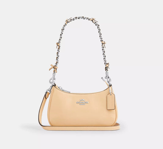 Teri Mini Crossbody Bag Light Sand With Bows Coach