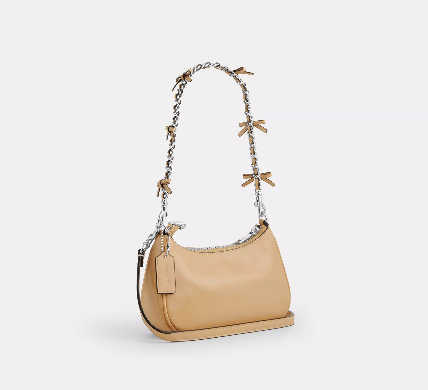 Teri Mini Crossbody Bag Light Sand With Bows Coach