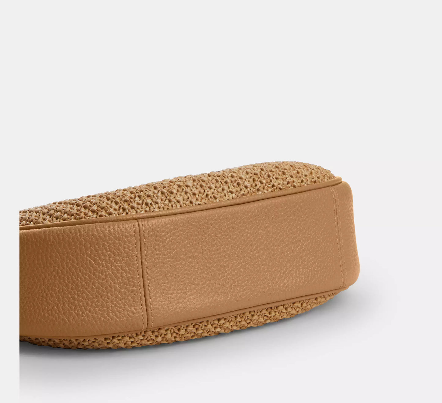 Emily Straw Shoulder Bag Coach