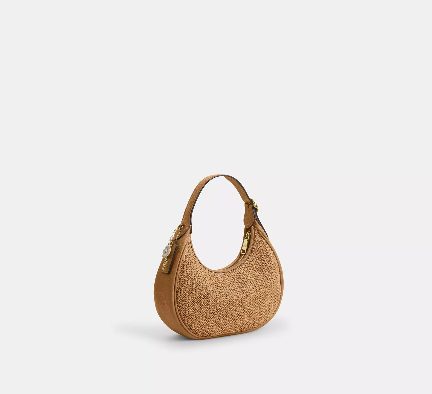 Emily Straw Shoulder Bag Coach