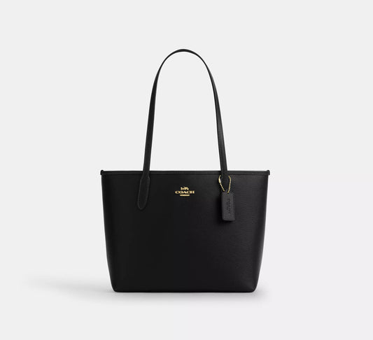 Medium City Tote Bag Black Coach