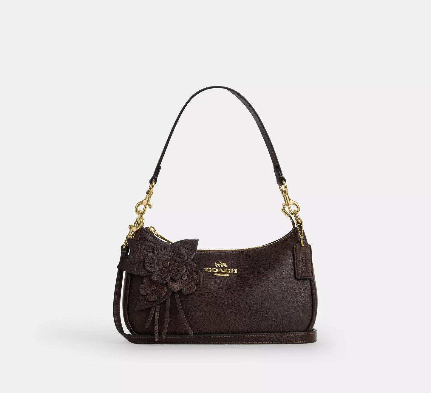 Teri Shoulder Bag With Floral Applique Coach