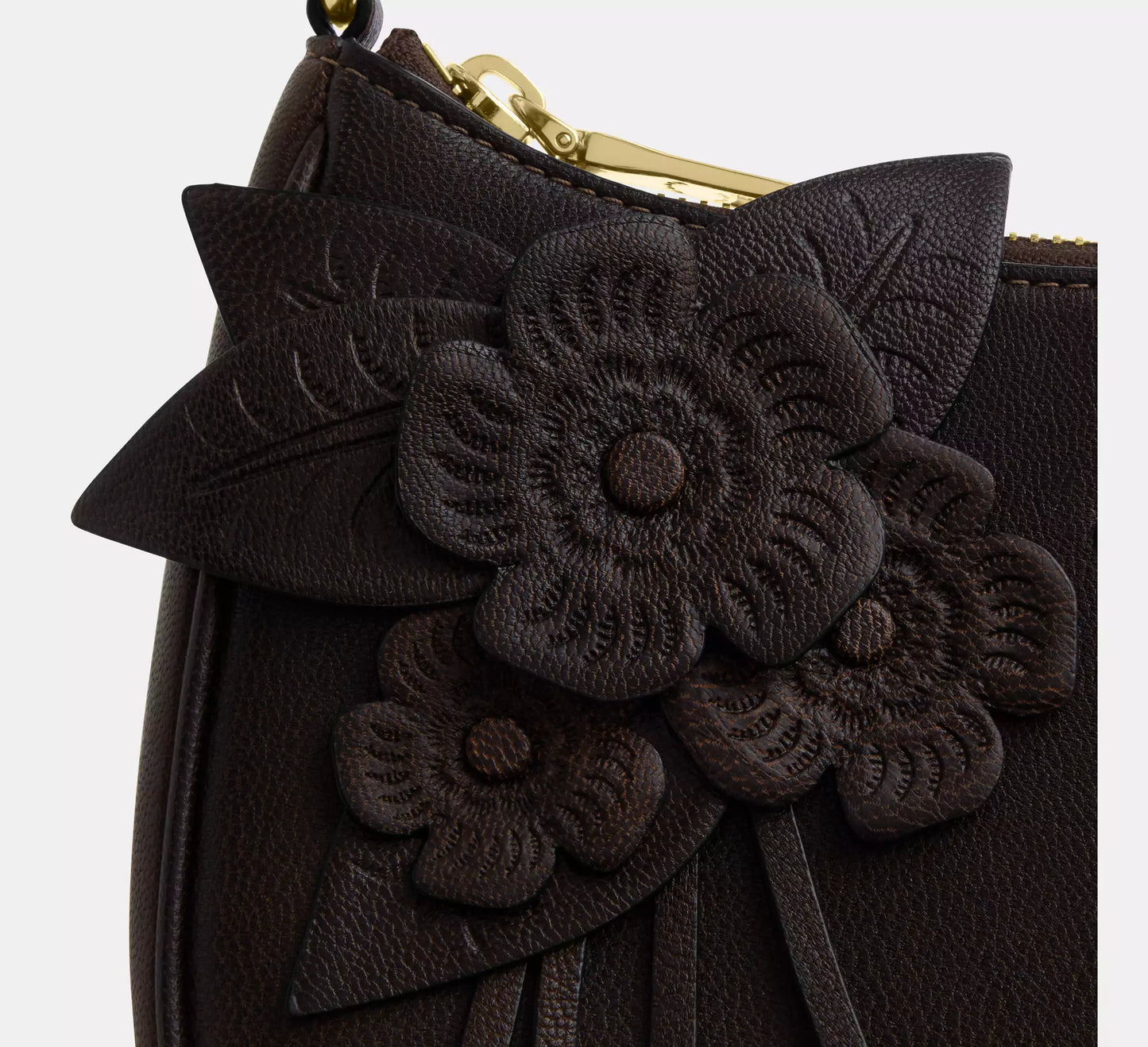 Teri Shoulder Bag With Floral Applique Coach