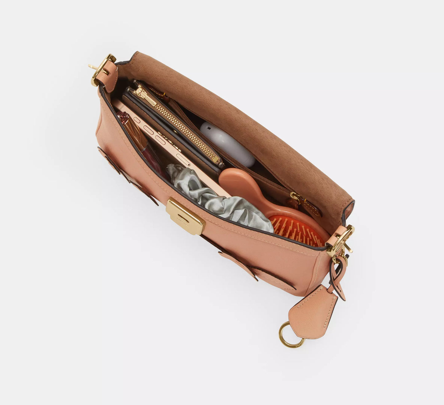 Etta Small Flap Shoulder Bag With Floral Applique Coach