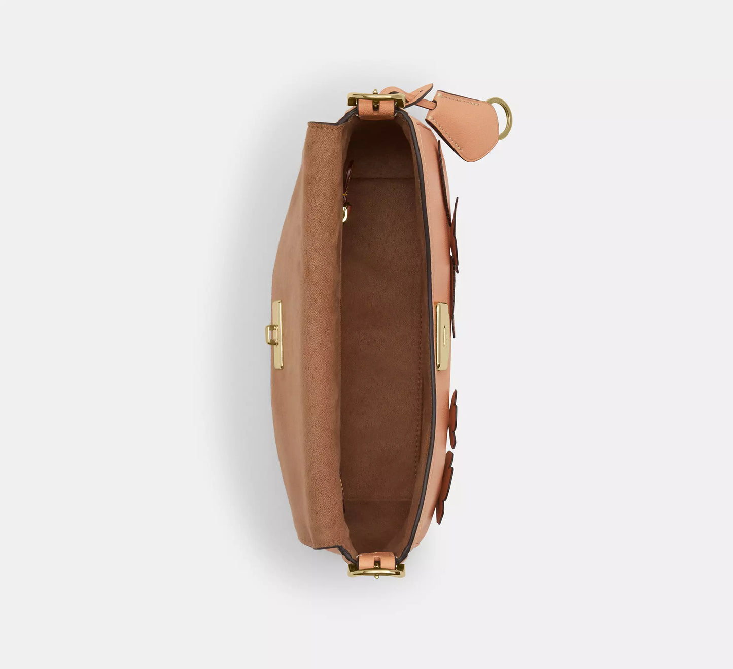 Etta Small Flap Shoulder Bag With Floral Applique Coach